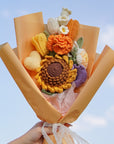 Artificial Knitting Flowers Bouquet