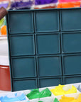 Artist Paint Saver Palette 24 Wells with 1 Fine Paintbrush