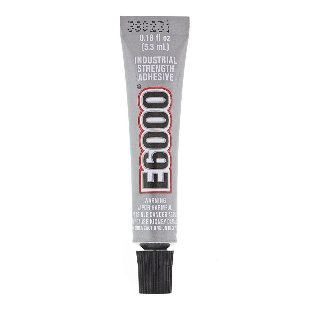 E6000 8-Pack 0.18 Ounce Bottles Industrial Strength Adhesive for Crafting and Pixiss Wooden Art Dotting Stylus Pens 5 Pcs Set - Rhinestone Applicator Application Kit