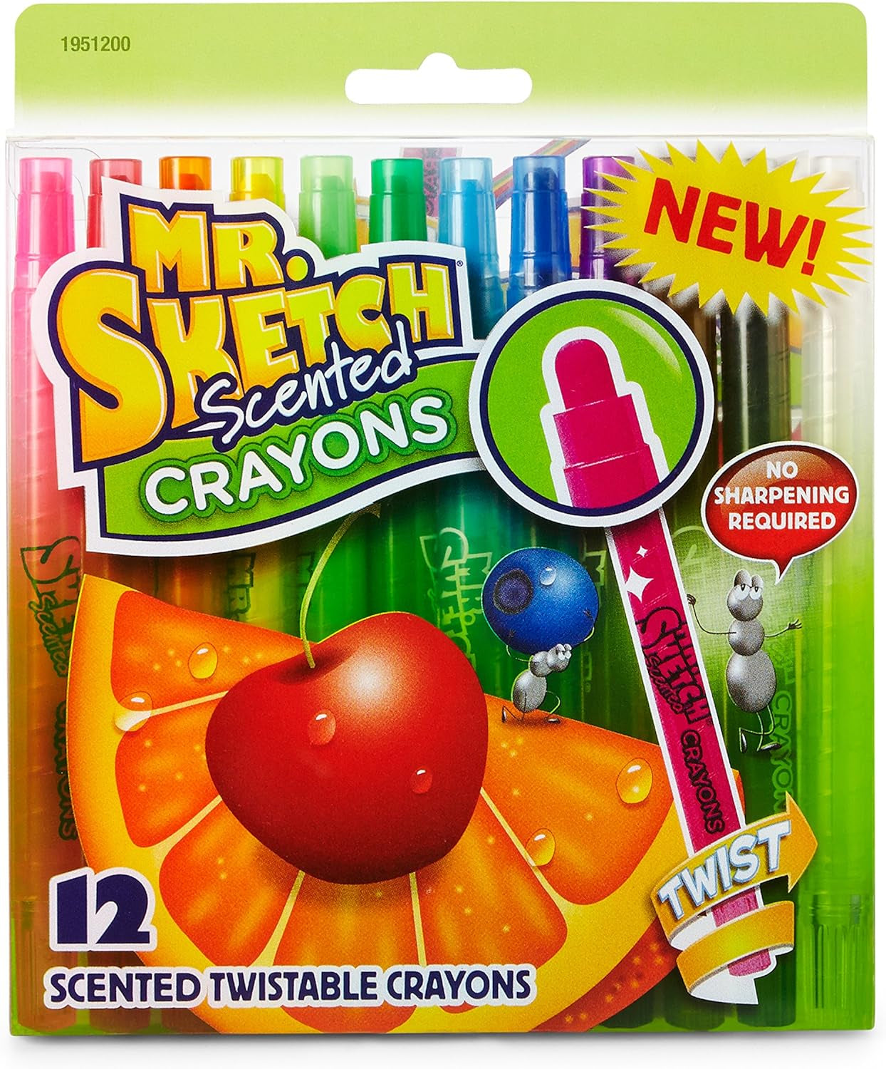 Scented Twistable Crayons, 12/Pack