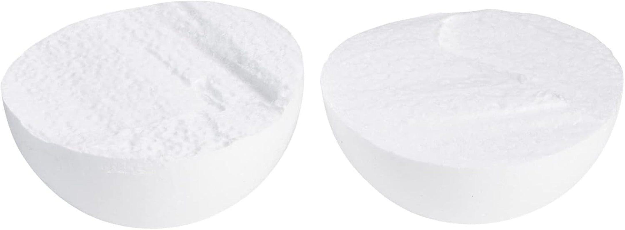 5 Inch Foam Balls for Crafts - 4 Pack Solid round White Polystyrene Spheres for Ornaments, DIY Projects, Craft Modeling