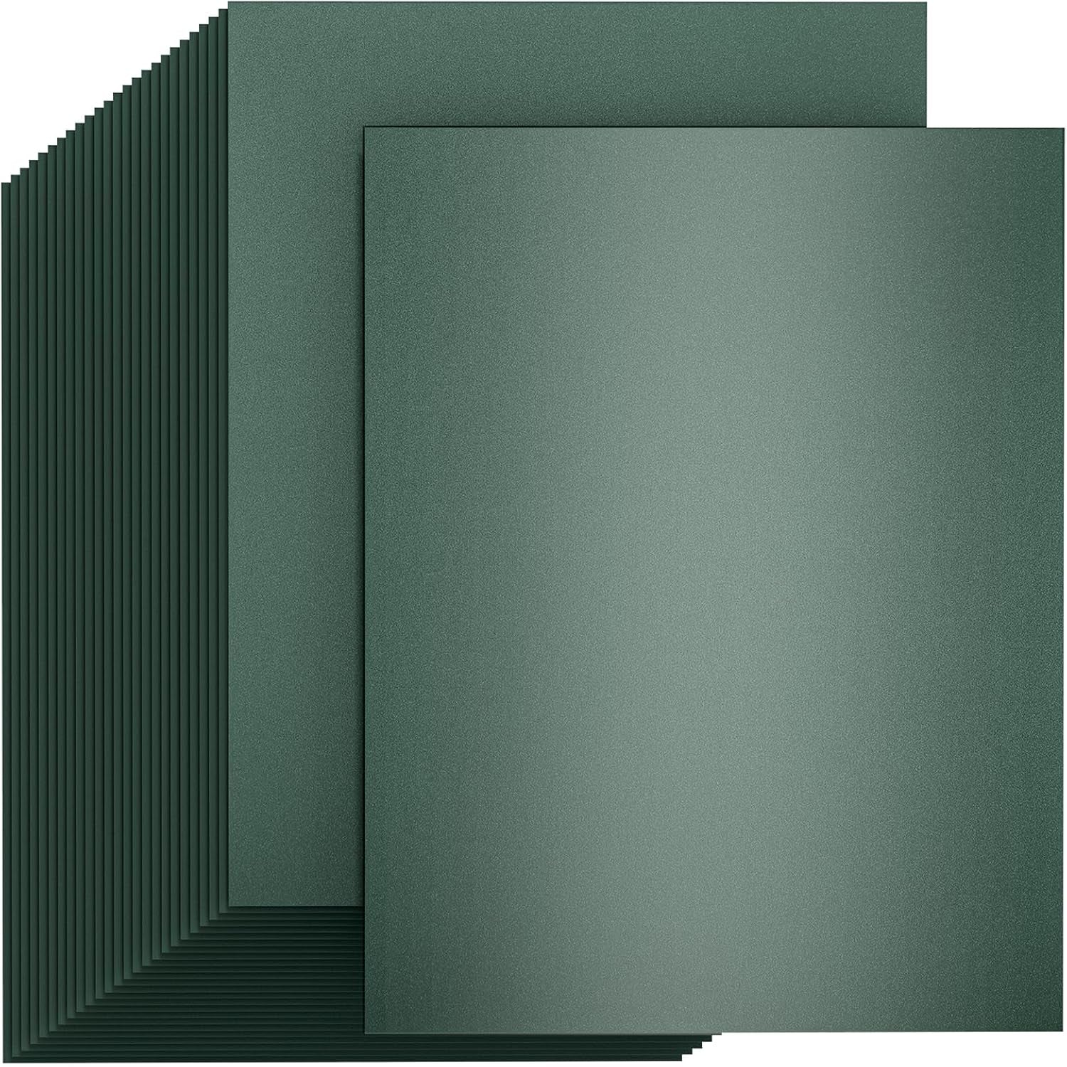 25 Sheets White Shimmer Cardstock 8.5 X 11 Cardstock Paper, Thick Cardstock 92Lb/250Gsm Card Stock Printer Paper, Cover Stock Metallic Paper for Christmas Card Making, Invitations, DIY Crafts