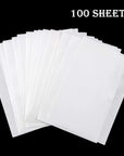100 Pieces Painting Release Paper Non-Stick Silicone Release Paper Double-Sided Painting Cover Replacement Paper, 5.9 X 3.9 Inch/15 X 10 Cm