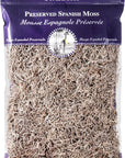 (26914) Spanish Moss Preserved, Natural, 8Oz (200 Cubic Inch)