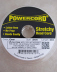 82 Feet Powercord Stretch Elastic Cord 0.5Mm for Jewelry Making