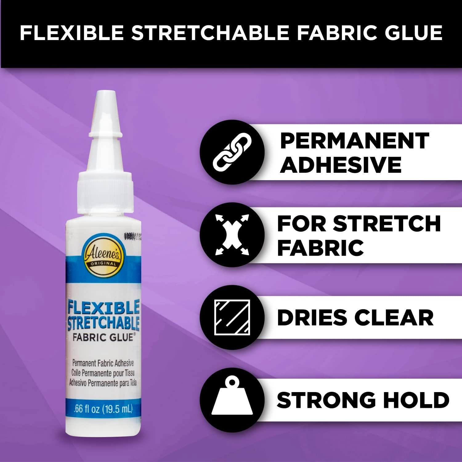 Fabric Specialty Glue .66Oz 3/Pkg, Clear