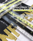 T-Shirt Alignment Ruler Guide Tool to Center Designs Acrylic Transparent Movable T Ruler Set for Heat Press Adult Kids Children Little Boys Tee Clothing Measurement Tool