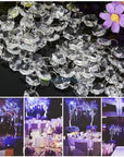 33/100FT Clear Acrylic Crystal Bead Garland Chandelier Hanging Wedding Supplies (33FT)
