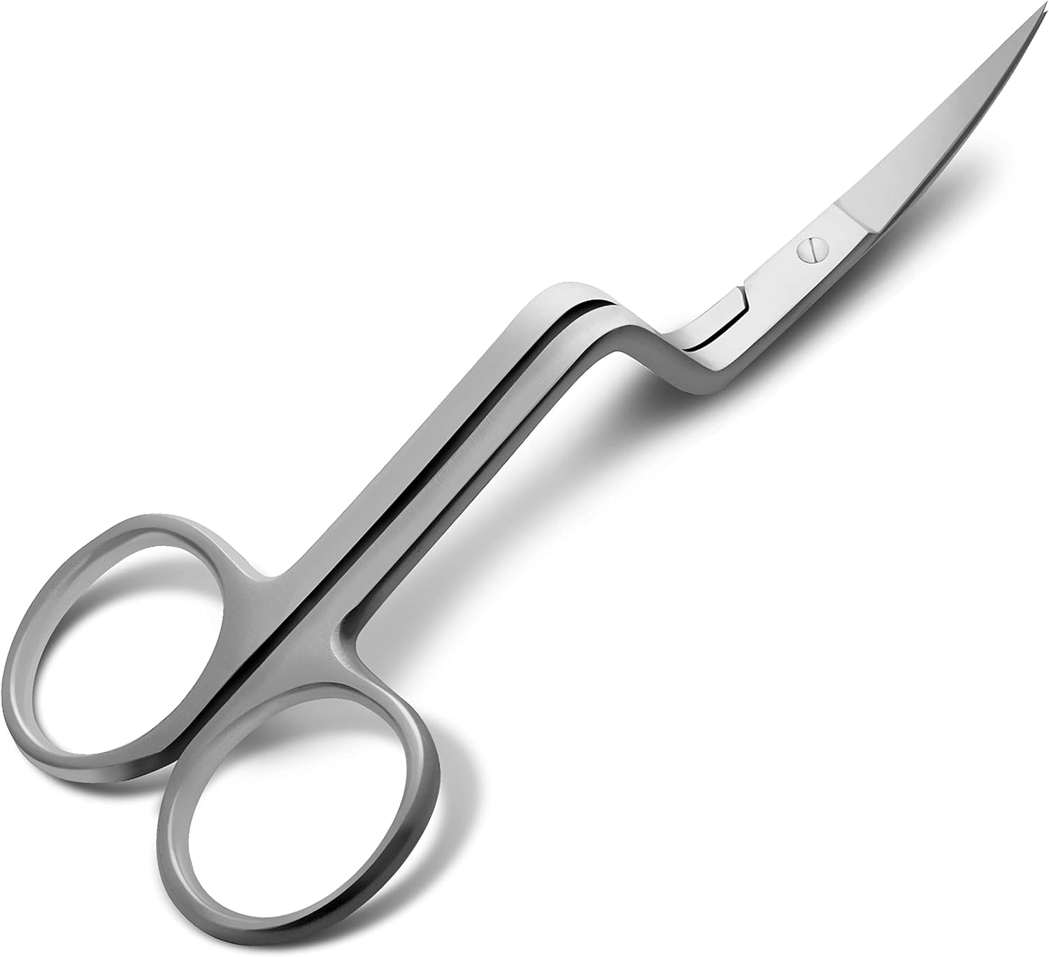 6 Inch Double Curved Scissors – Professional Grade, Multi-Purpose Precision Scissors for Crafting, Embroidery, and Dog Grooming