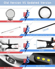 5D Diamond Painting Tools, LED Light with Magnifiers for Diamond Painting, 4X & 6X Magnifier LED Light with Clip and Flexible Neck, 5D Diamond Painting and Cross Stitch Tool Accessory Magnifier Lamp