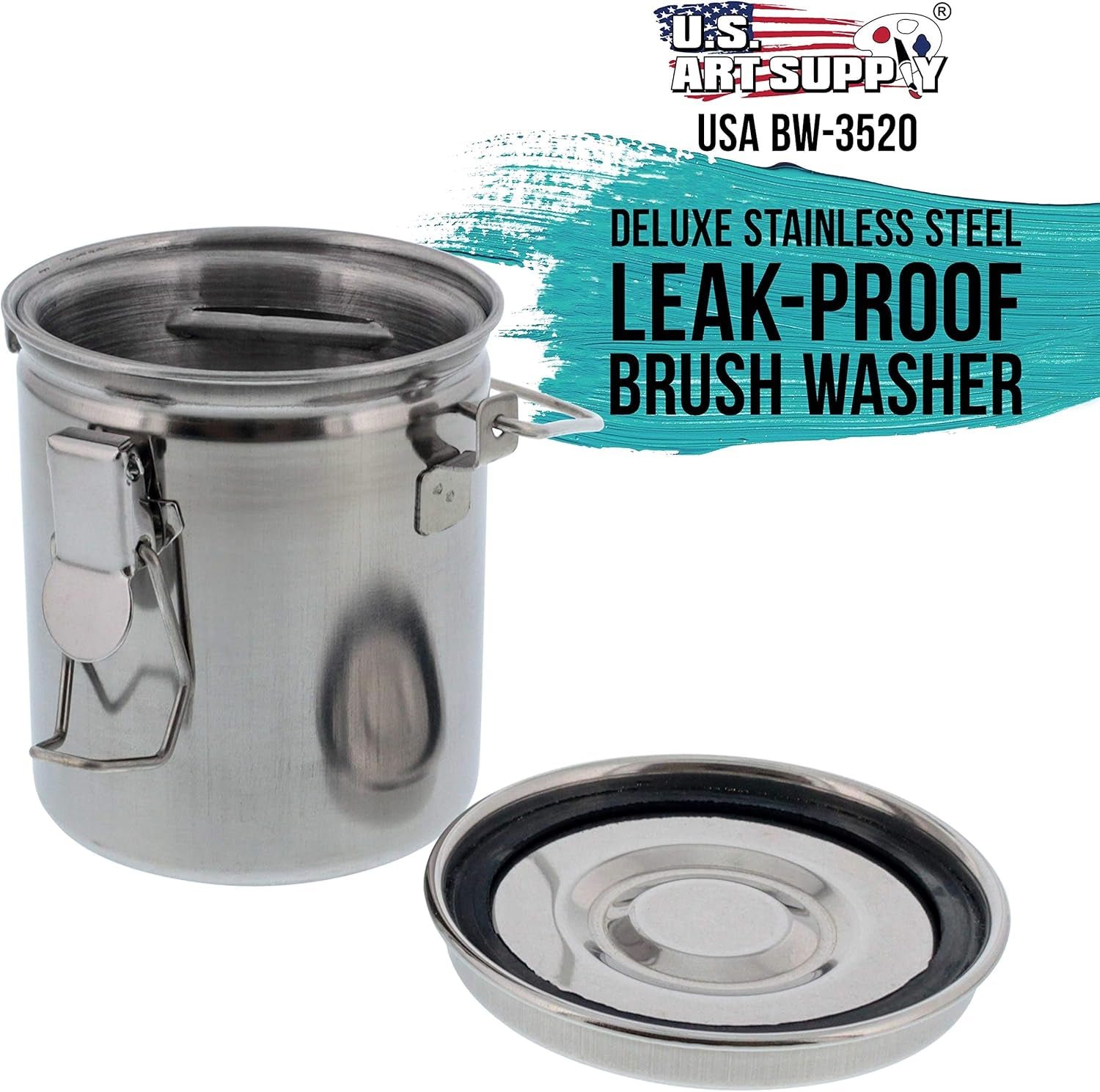 Stainless Steel Leak-Proof Deluxe Brush Washer