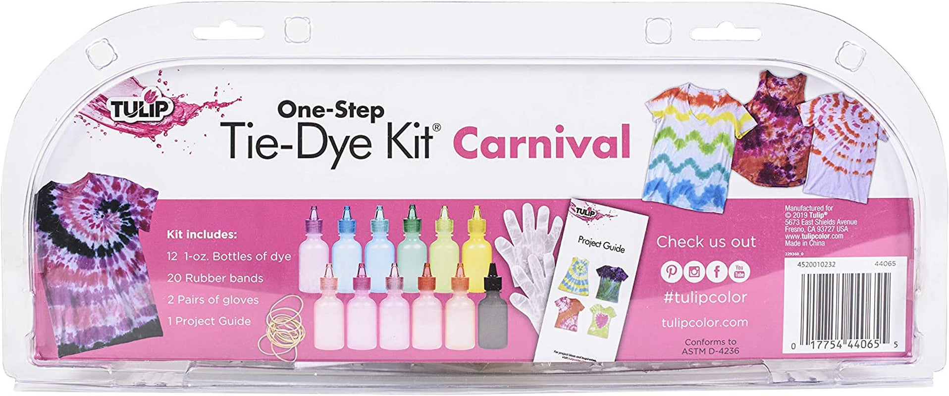 , Carnival, Ultra-Colorful Results, All-In-1 Starter Kit for Fun Fashion Designs, 12 Colors