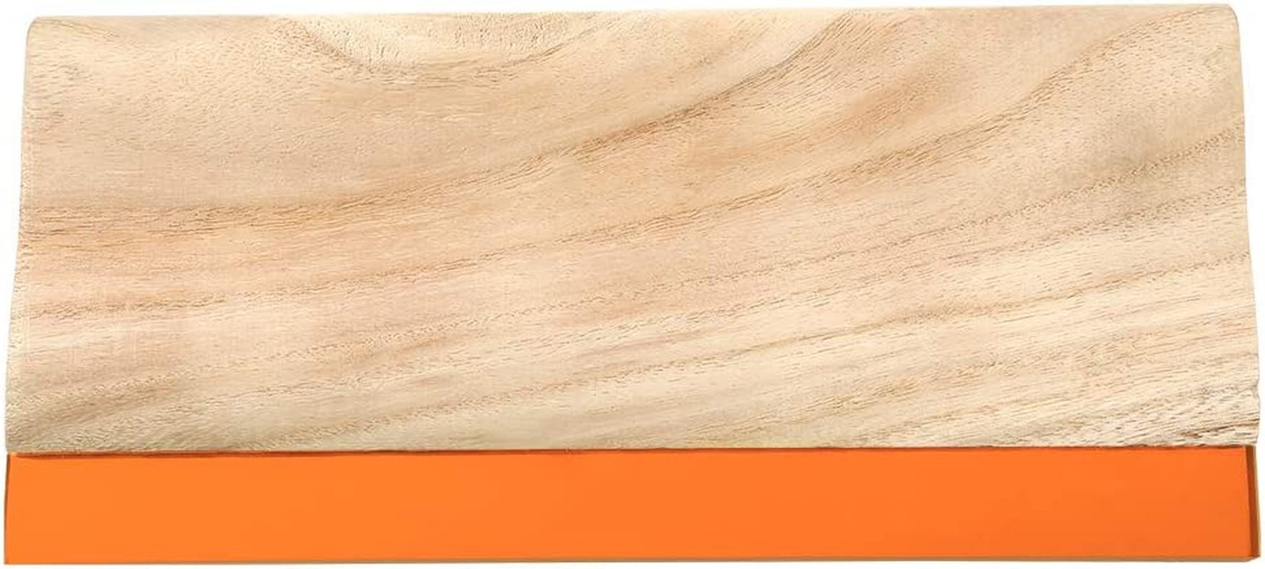 13.7 Inch Wooden Screen Printing Squeegee,75 Durometer Wooden Ink Scraper for Screen Printing, 4.3 Inch Wide