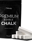Premium Edible Chalk - Natural Chalk for Eating - Crunchy Belgorod Chalk Chunks - Russian Organic Chalk for Bone Strength - Zero Additives, No Impurities - White 7Oz (200G)