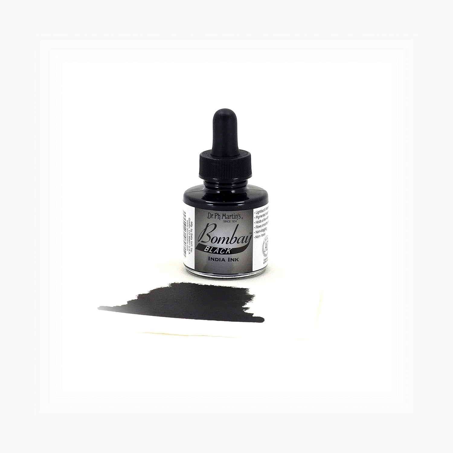 Bombay India (7BY) Ink Bottle, 1.0 Oz, Black