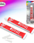 Testors Cement Plastic Model Glue Adhesive 2-Pack, 6 Fine Detail Miniatures Paint Brushes, Precision Crafting Knife with Extra Blades and Tips
