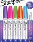 Oil-Based Paint Markers, Medium Point, Bright Colors, 5 Count - Great for Rock Painting