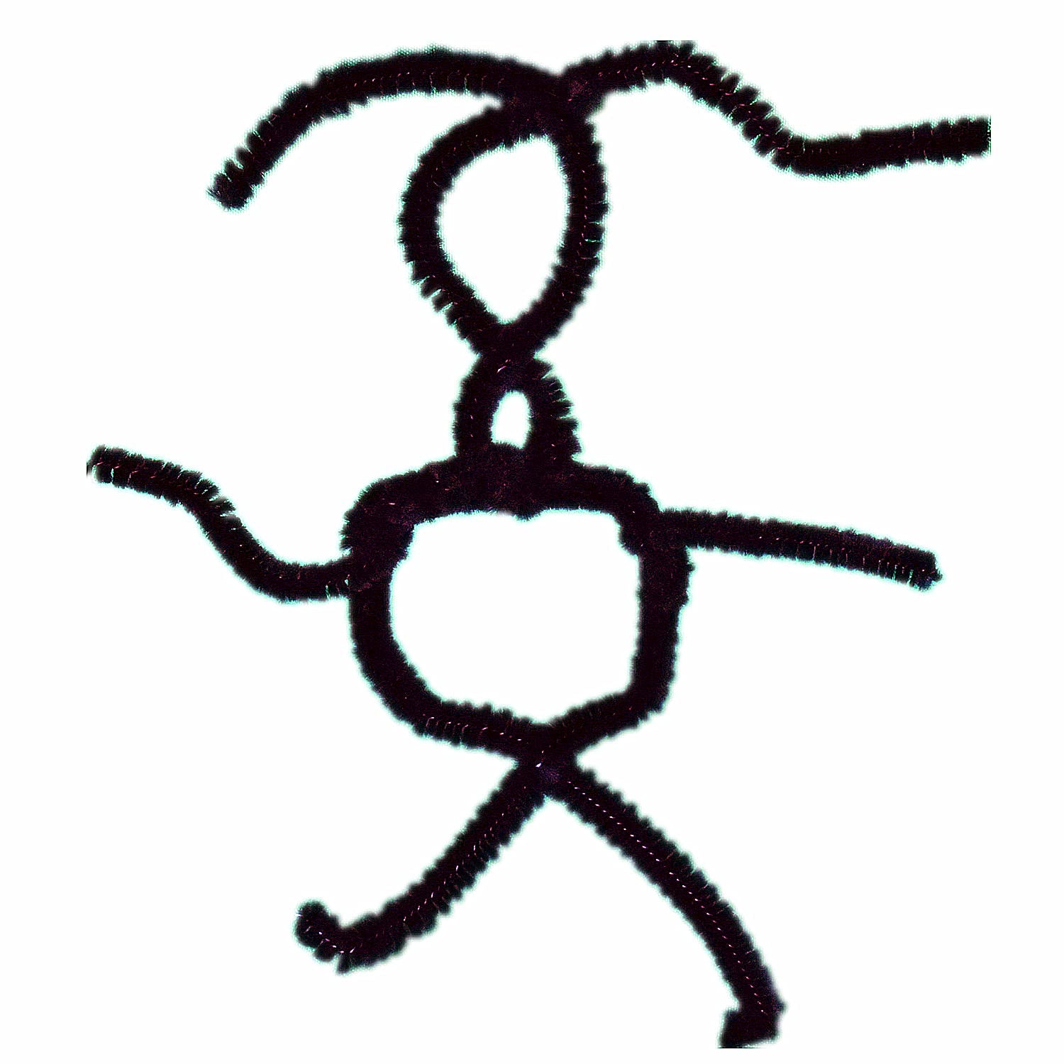 Black Pipe Cleaners (500 Pack) Chenille Stems for DIY Art Decorations Creative Craft (6 Mm X 12 Inch)
