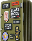 Patch Display Board, Flip-Page Patch Book with Metal Removable Ring Binders, Tactical Patches Booklet Organizer for Patch, Military Patch Collections(No Patches Included), Coyote Brown