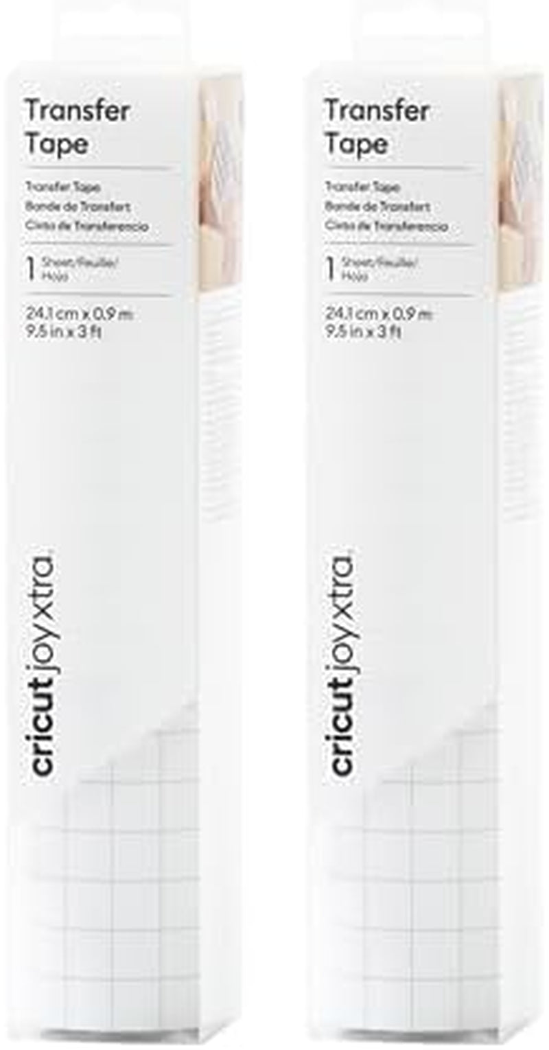 Joy Xtra Vinyl Transfer Tape (9.5 in X 3 Ft), Clear Vinyl Transfer Paper for Labels, DIY Crafts & More, Works with Most Vinyl Types, for  Joy Machine