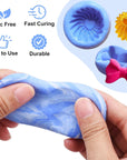 Silicone Putty - 7/8 LB Flexible Silicone Mold Making Kit for Reusable Silicone Molds Making - Easy 1:1 Mixing Ratio Fast Cured Molding Putty for Casting, Resin Molds, Soap Molds, Candle Molds