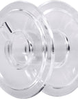 Class 15 Bobbins for Sewing Machines, Transparent Plastic Bobbins, 50 Count