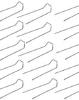 200 Pieces Greening Pins, 1.7 Inch Floral U-Pins Plant Pins Floral Fern Pins for Flower Picks Stems Straw Wreaths Making Supplies Holiday Arrangements DIY Craft Projects (Silver, 200)