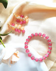 1200Pcs 8Mm Glass Beads for Bracelets Making, 24Colors Crystal Glass Beads Jewelry Making Kit, round Beads for DIY Bracelet Crafts