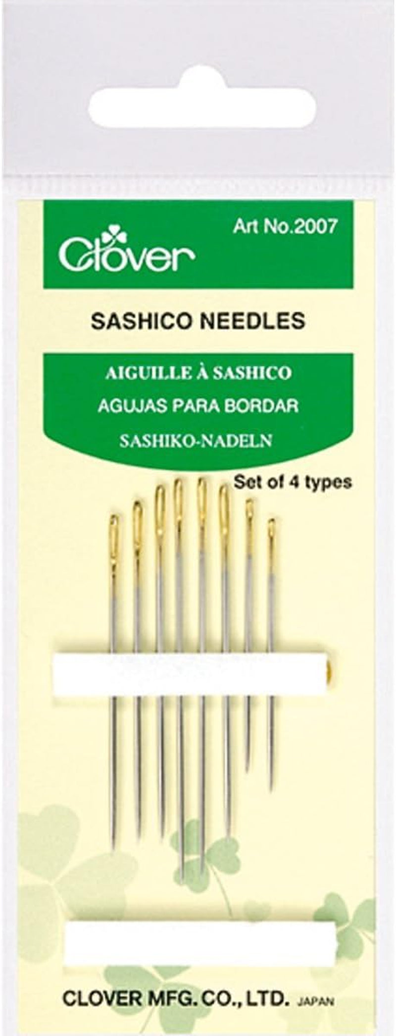 Sashico Needles-Assorted Sizes 8/Pkg, #134, Sliver
