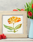 10 Pieces Flower Stencils Reusable Flower Stencils Templates for Painting on Wood Wall Floral Stencil for Painting on Furniture Canvas Paper Fabric