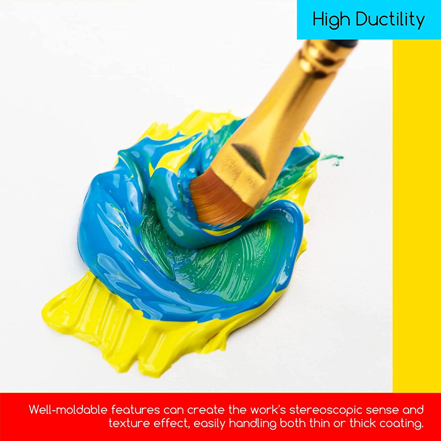 Heavy Body Acrylic Paint Sets, 100 Colors Acrylic Paint Tubes, Non-Toxic 0.41 Fl Oz /12Ml Acrylic Paints for Adults, Beginners