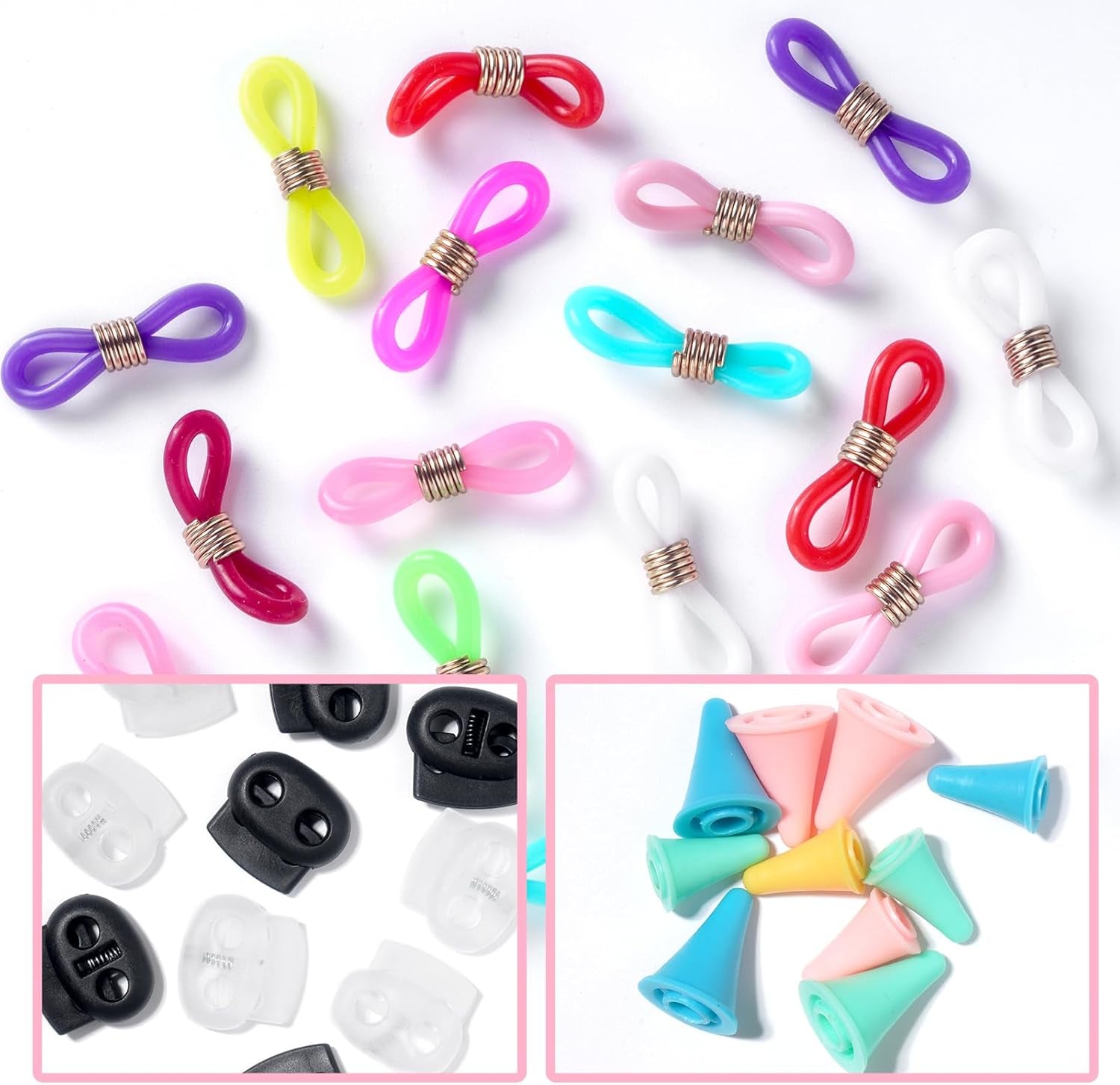 35Pcs Knitting Stitch Stoppers, Needle Minder, Knitting Needle Stoppers, Knitting &amp; Crochet Supplies, Knitting Needle Point Protectors, Needle Stopper, Knitting Needle Hugger