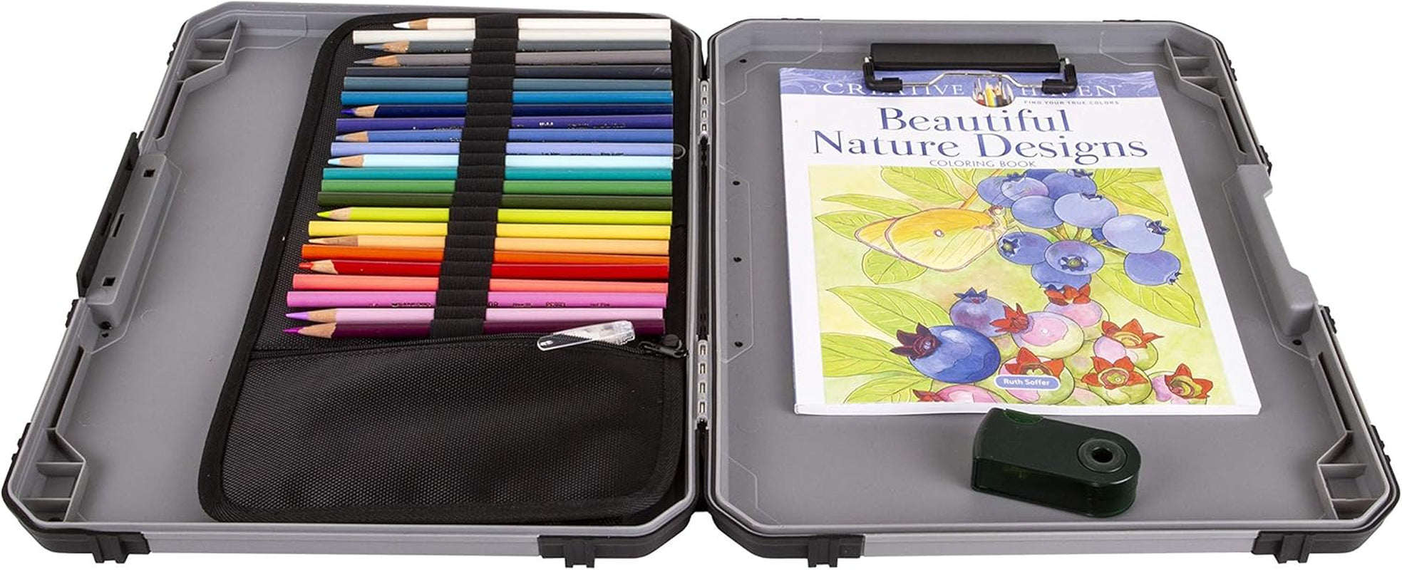 6838AG Sketch Board, Portable Drawing Surface with Internal Art &amp; Craft Storage, Grey