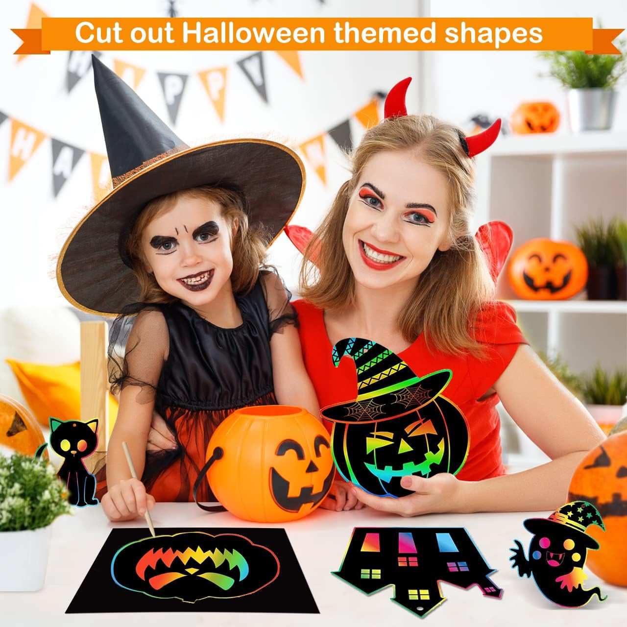 Gifts for 3-12 Year Old Girls Boys - 3 Pack Rainbow Scratch off Notebooks Arts Crafts Supplies Set Color Drawing Paper Kit for Kids Birthday Game Party Favor Christmas Easter Activity Toy