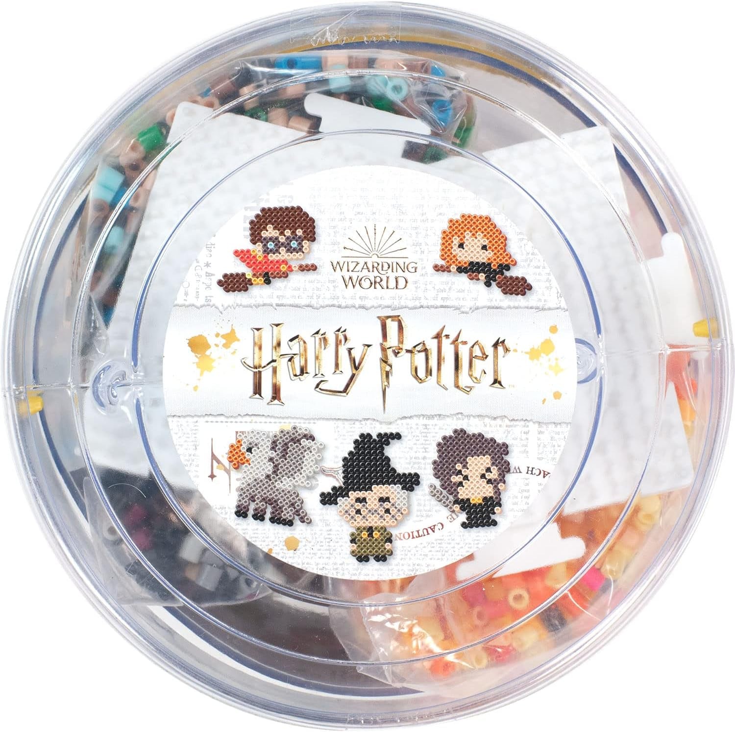 80-42968 Big Bucket Harry Potter Fuse Bead Kit for Kids and Adults, Comes with 27 Patterns, Multicolor, 8504Pcs