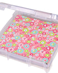 6912AB Essentials One-Compartment 12" X 12" Box, Art & Craft Organizer, [1] Plastic Storage Case, Clear, 14.125" X 13.625" X 3"