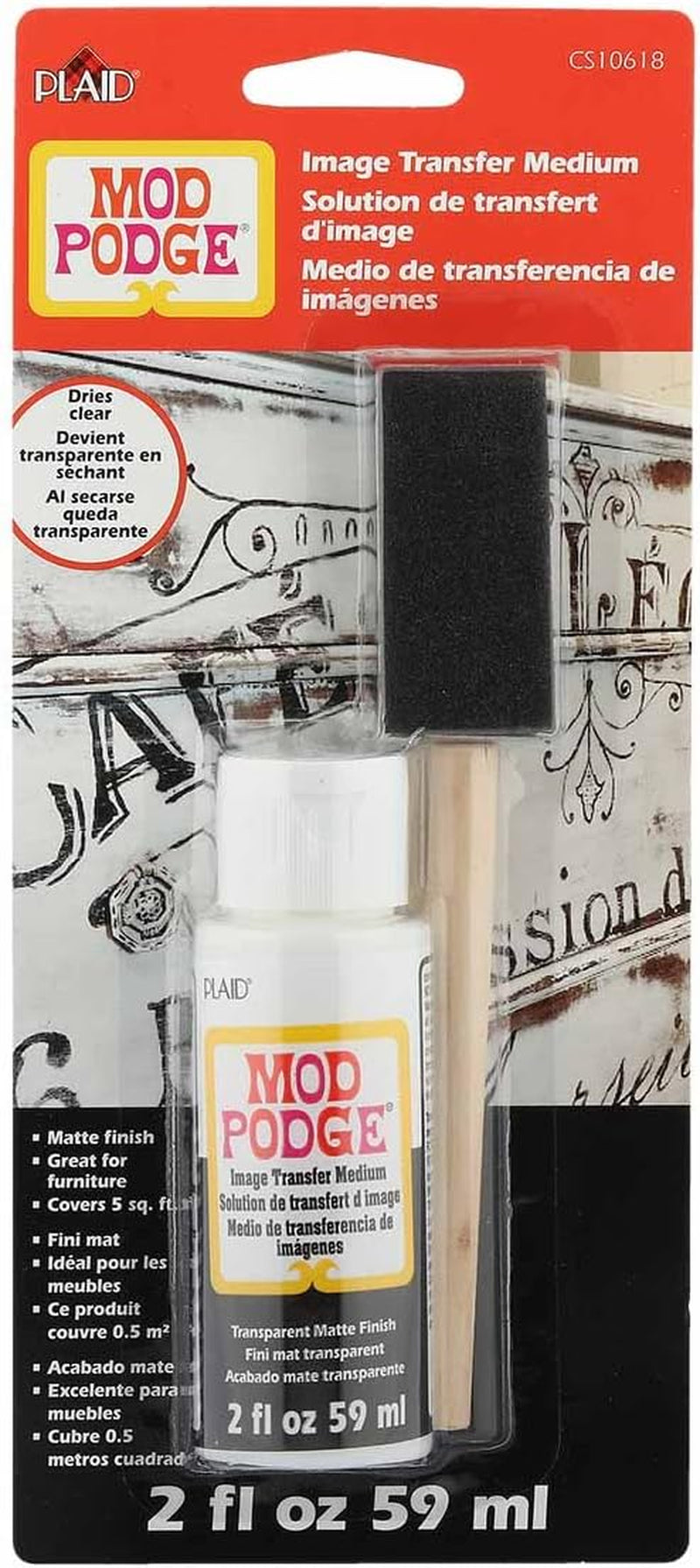 Transfer Medium, Clear, 8 Oz