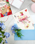 50 Sets Pure Cotton Watercolor Cards 140Lb/300 GSM Postcards with Envelopes for Art Painting Creative Thank Notes, 4X6 Inch