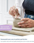 Air Dry Clay - Premium Sculpting & Modeling Clay for Arts and Crafts - Self-Hardening Soft Clay for Adults, Teens, Kids Activities - Bulk Craft Supplies & Art Materials (2.2Lbs Bulk Value Bag)