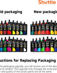 Acrylic Paint, 18 Colors Acrylic Paint Pouches (120Ml/4.06Oz), Artist Grade Acrylic Paint Set, Rich Pigments, Non-Toxic for Artists, Beginners and Kids on Rocks Crafts Canvas Wood Ceramic