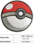 Cartoon Comic Patch Iron on or Sew on Embroidered Applique Patch Collection 4 Pcs