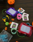 12 Mini Drawing Board for Kids (12 Pack) Bulk Backpack Keychain Clip Drawing Boards, Erasable Doodle Sketch and Writing Pad Stocking Stuffers for Boys & Girls by