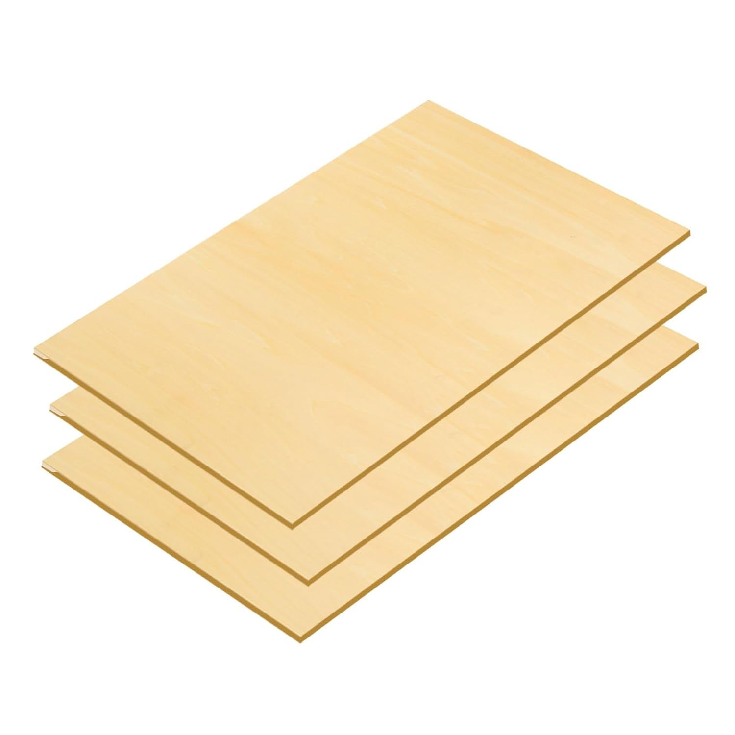 10Pcs 16 X 12 X 1/8 Inch Basswood Sheets, Unfinished Basswood Sheets, Plywood Sheet for Arts and Crafts, Painting, Pyrography, Wood Engraving, Wood Burning, Laser, Architectural Models