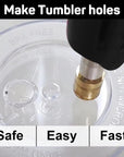 Hotfix Rhinestone Applicator, Rhinestone Applicator Tool for Fabric, Shoes, Tulle, Skirt, Crochet, Knit, Polyester, Linen, Suede, Wool, PVC, Cotton, Corduroy and More