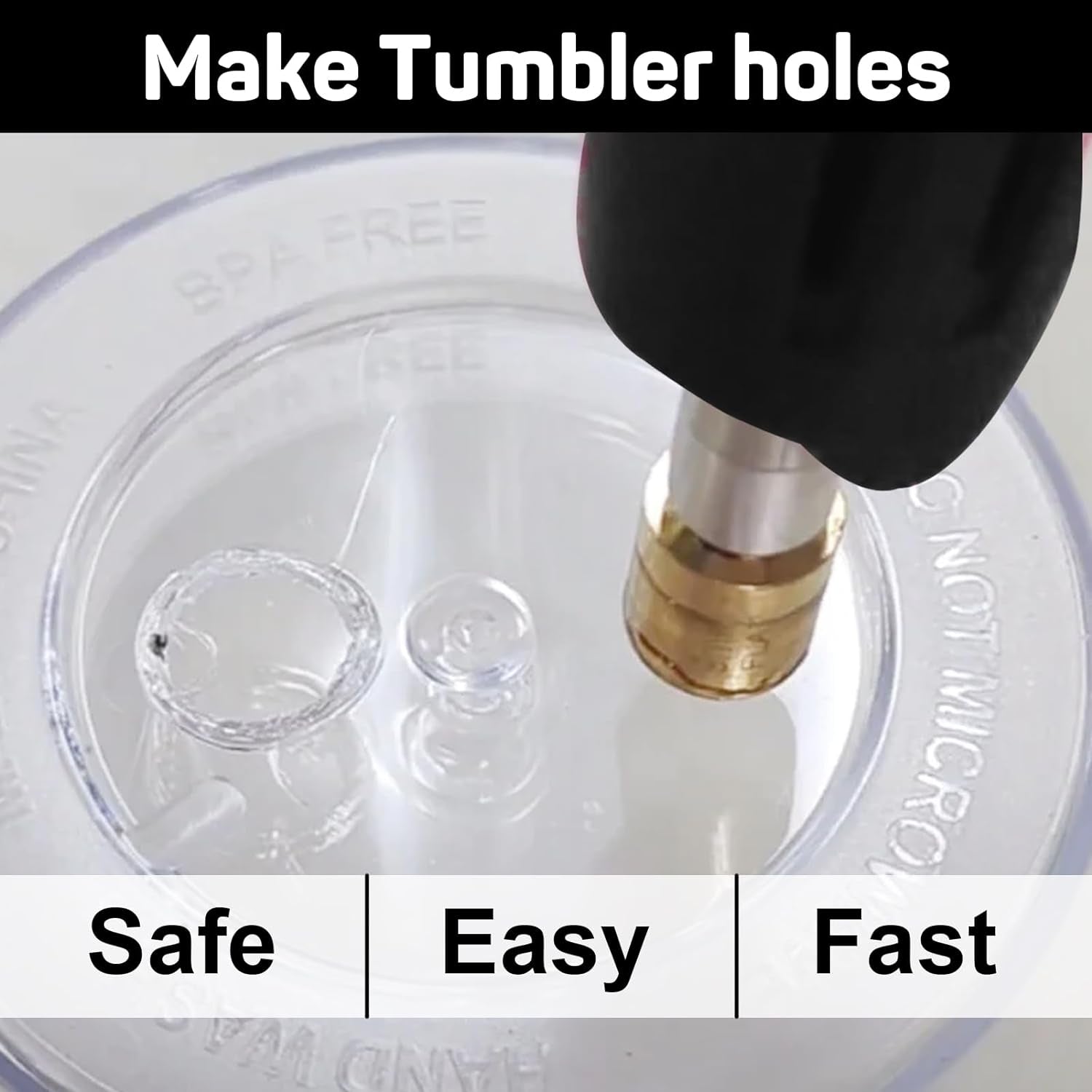 Hotfix Applicator Tool, Hot Fix Tool, Hotfix Rhinestones Applicator, Bedazzler, Hot Fix Applicator Tool Kit for Clothes, Fabric, Cardstock, Leather, Wood and Make Snowglobe Tumbler Holes