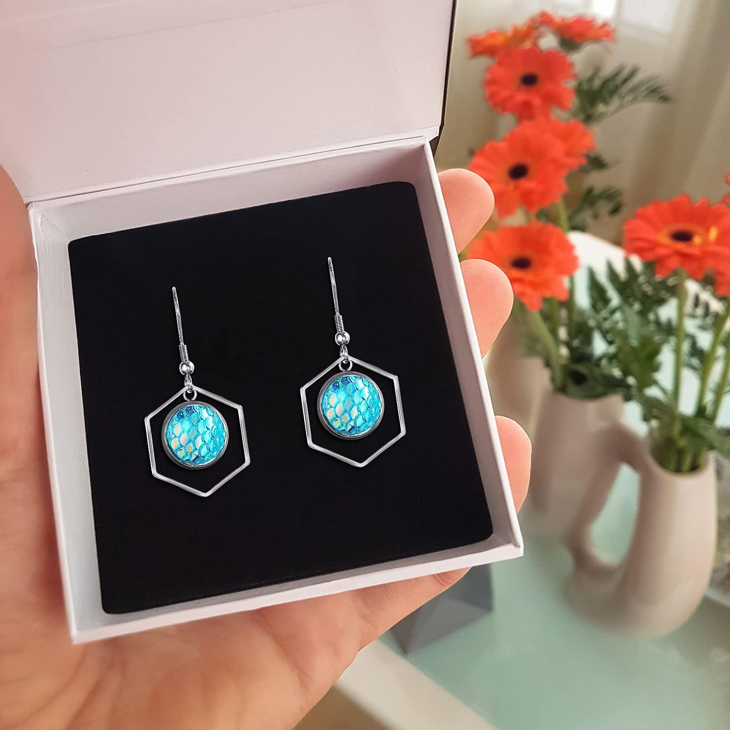 200 Pieces 12 Mm Stainless Steel round Blank Bezel Set, Including 100 Pendant Trays 100 Glass Cabochon Trays Pendant Blanks for Jewelry Making DIY Findings