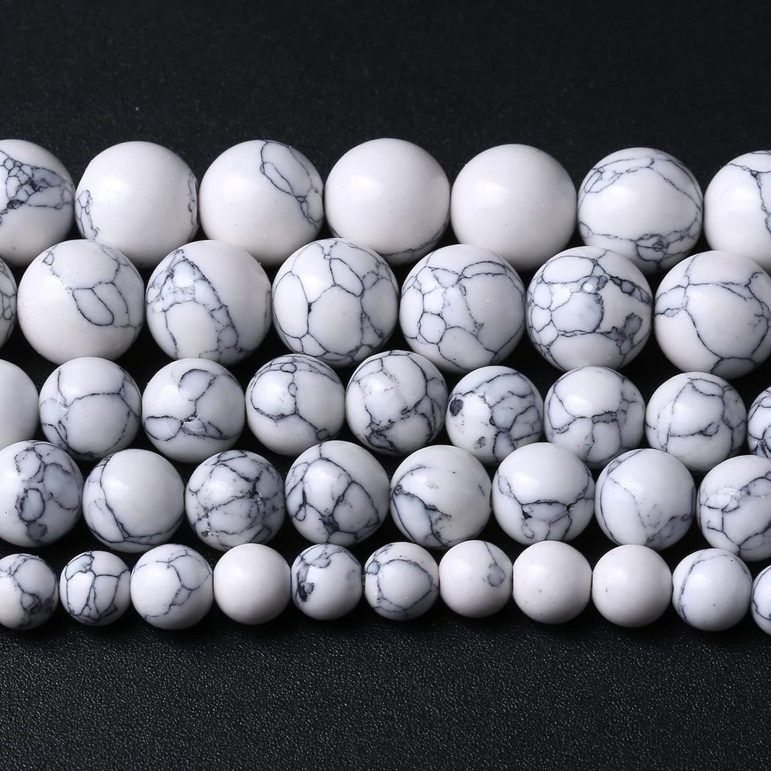 6MM 60PCS Natural Stone Black Labradorite Beads for Jewelry Making DIY Bracelet