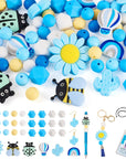 65Pcs Daisy Flower Silicone Focal Beads Yellow Silicone Rubber Beads Summer Focal Bracelet Beads Glass Rhinestone Beads for Necklace Spring’S Festival Jewelry Making