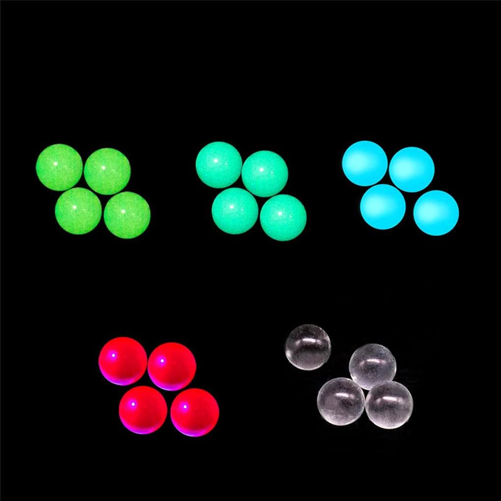 6Mm Color Mixing Quartz Balls UV Reactive Pearls American Glass (20Pcs)