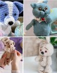 1060 Pcs Safety Eyes and Noses for Amigurumi, 6-16 Mm Colorful Safety Eyes with Washer Plastic Stuffed Crochet Eyes Craft Doll Eyes for Stuffed Animals Crochet Toy Christmas Stocking Stuffers